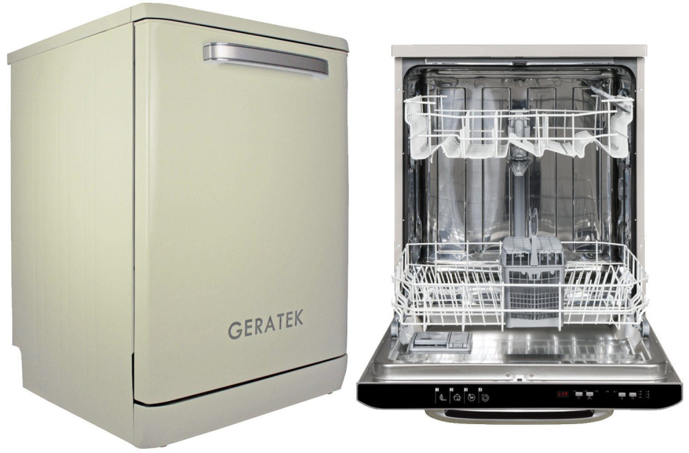 Geratek GS6200R szépséghibás bézs színű 12 terítékes retro mosogatógép